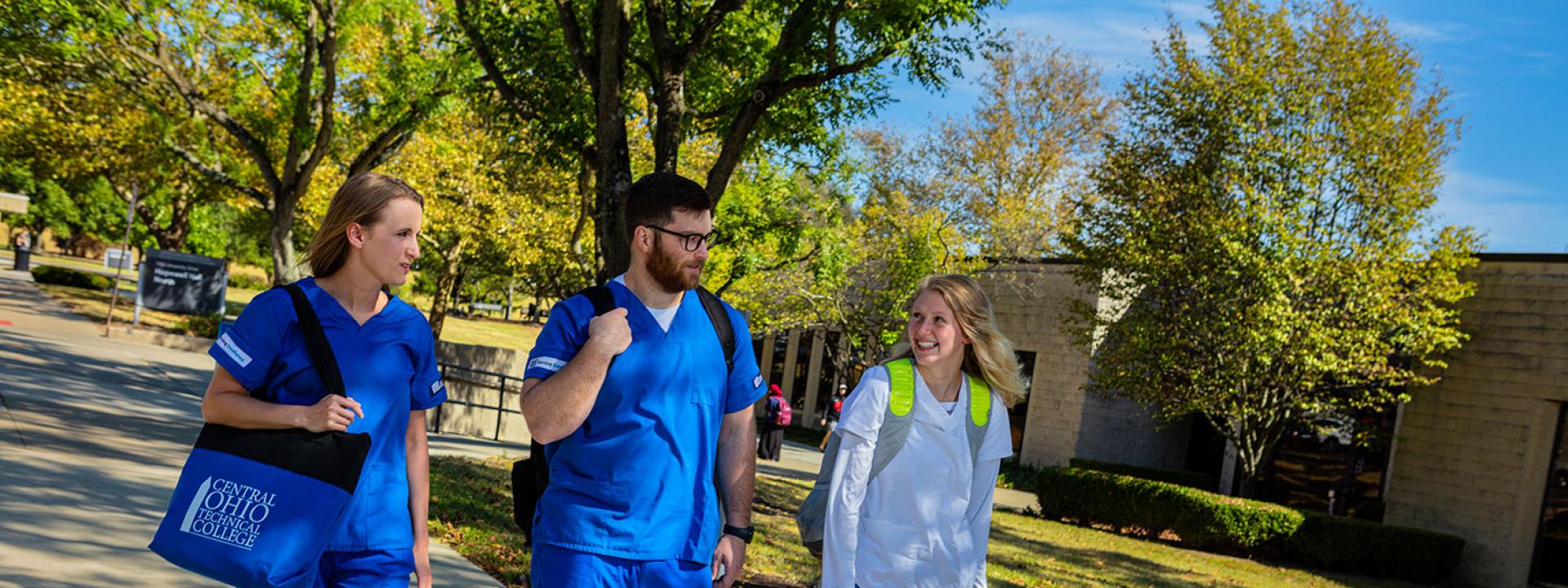 COTC Nursing Students Walking