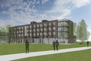 Rendering of the new residence hall