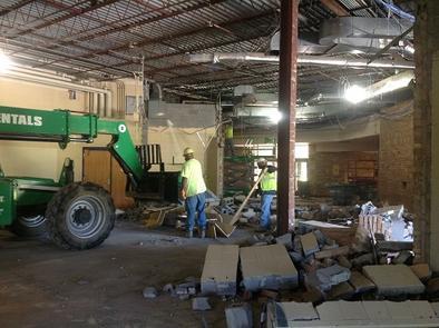 Picture of the renovation of Adena Hall
