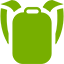 Clip Art of a backpack