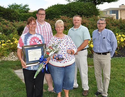 Sarah Terry receives Community Service Award