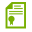 Clip art of a certificate