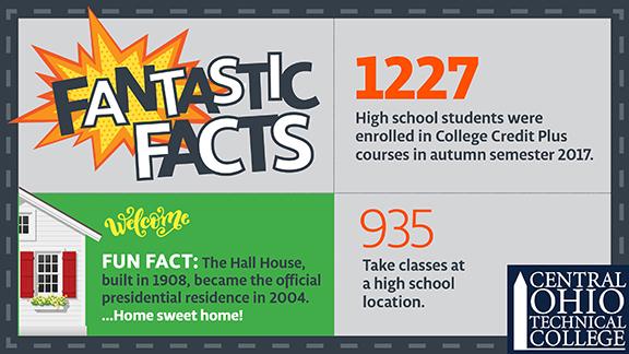 May Fantastic Fact Flyer detailing high school students who take college courses