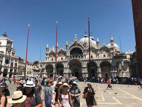 Tourists  in Italy