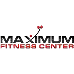 Maximum Fitness Center logo.