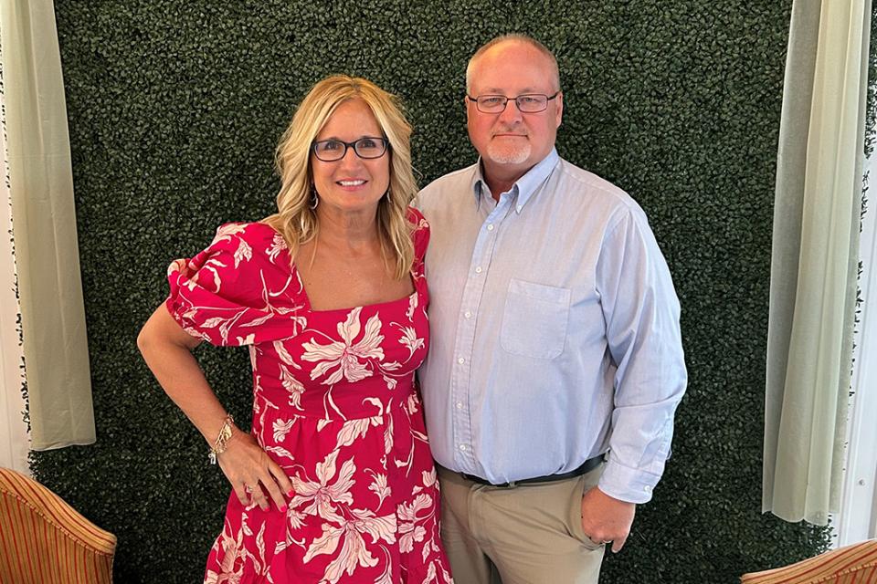 Portrait of Jennifer and Shawn McDonald.