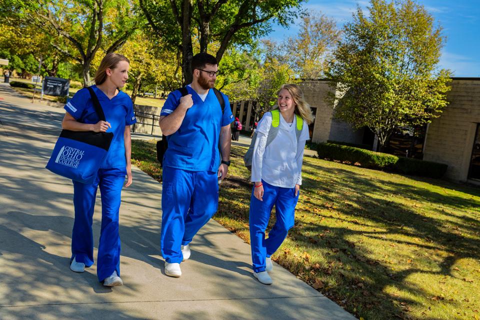 COTC Nursing Students Walking