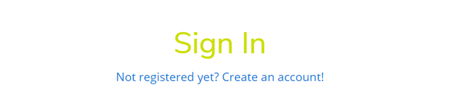 Sign In Screenshot
