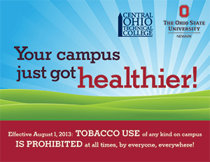 Your campus just got healthier poster