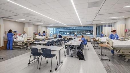Picture of one of the Pataskala Campus medical classrooms