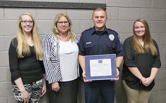 Wesley Jackson​ receives award