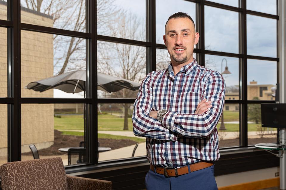 Portrait of Justin Glass.