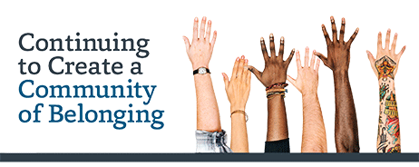 2020 Conference logo Continuing to Create a Community of Belonging