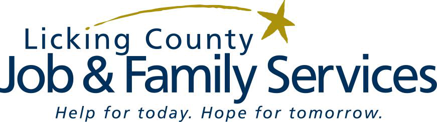 Licking County Job and Family Services logo.