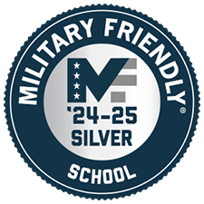 2024-25 Military Friendly School logo for silver ranking.