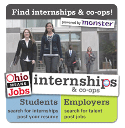 Ohio Mean Jobs Internships graphic