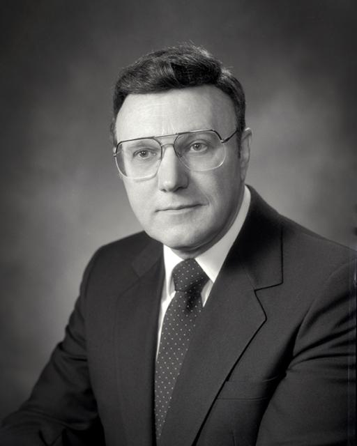 headshot  of a younger Robert Barnes from when he was the president of COTC. 